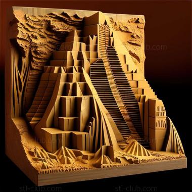 3D model Ziggurat (STL)